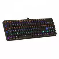 ART mechanical keyboard, USB-A, QWERTY, LED backlit, black, wired. Model AK-51