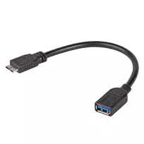 AKYGA AK-AD-30 USB A 3.0 (female) | micro USB 3.0 (male) OTG adapter cable, 15cm