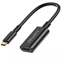 AWEI CL-217T USB-C to HDMI Adapter, Black, 4K, 30Hz