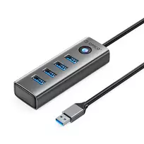 Orico Hub PDD4U-U3 4x USB-A 3.0 - gray