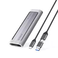 Orico AXM2S-G2-V1 M.2 NVME | NGFF USB-C | USB-A to USB-C 6Gb/s | 10Gb/s Disk Caddy - Gray