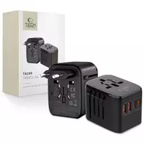 Tech-Protect TA200 EU | UK | US | AU adapter - black