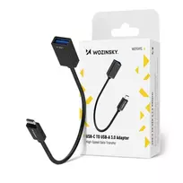 Wozinsky WOTGY1S USB-C 3.0 (male) to USB-A 3.0 (female) OTG Adapter - Black