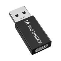 Wozinsky WAAC-01 USB-A to USB-C OTG Adapter - Black