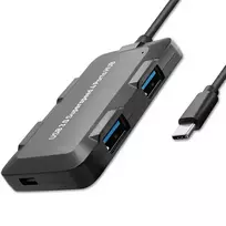Qoltec USB-C 3.1 5-in-1 Hub Adapter | 4x USB 3.0 | micro USB