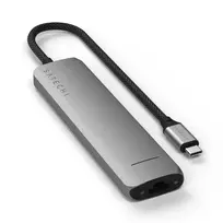 OEM Satechi Slim 7-in-1 USB-C Adapter ST-P7SM space gray