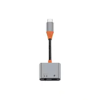 WIWU Audio adapter LT10 Type C to Type C + 3.5mm