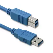 Qoltec USB 3.0 cable to printer, male connector | male connector | 1m