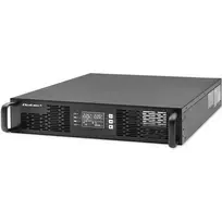 Qoltec Uninterruptible Power Supply UPS for RACK | 1kVA | 1000W | Power factor 1.0 | LCD | EPO | USB | Online