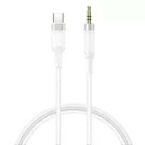 XO nB-R279B USB-C to 3.5mm jack audio cable - 1.0m, white
