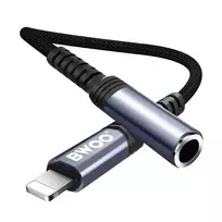 OEM BWOO Adapter AUX 3.5mm - Lightning Black BZ48