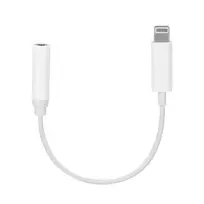OEM Lightning to 3.5 mm AUX Adapter (male to female), white