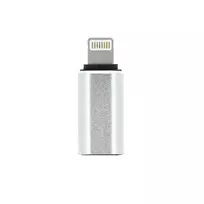 OEM data transfer and charging cable | USB-C to Lightning | silver