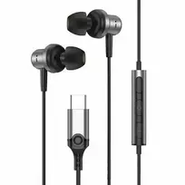 Beline USB-C SK193 in-ear headphones, black