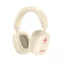 AWEI aT6 Bluetooth Over-Ear Headphones | Beige/Off-White