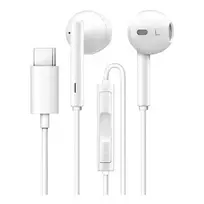 Huawei  Type-C CM33 bulk white wire earphones