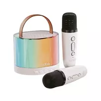 maXlife Bluetooth karaoke speaker MXKS-200, white