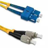 Qoltec Fiber optic patchcord SC/UPC - FC/UPC | Singlemode | 9/125 | G652D | Duplex | 5m