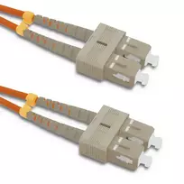 Qoltec Fiber optic patchcord SC/UPC - SC/UPC | Multimode | 50/125 | OM2 | Duplex | 5m