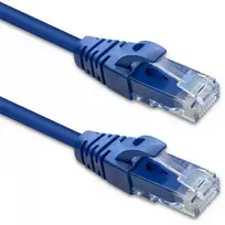Qoltec UTP Cable Patchcord | CAT6 | 2 x RJ-45 | 1m | High Speed | Gold