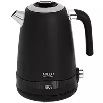 Adler AD 1295B electric kettle with temperature control, 1.7L, 2200W
