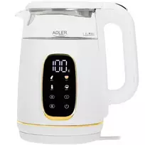 Adler AD 1305WG electric kettle with temperature control, 1.7L, 2200W