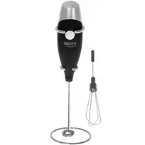 Camry CR 4501B milk frother with whisk attachment and stand