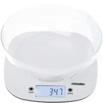 Mesko MS 3179W Kitchen scale with bowl, 1.4L capacity
