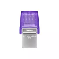 KINGSTON 64GB USB 3.0 / USB 3.1 pendrive, DT microDuo 3C + USB-C