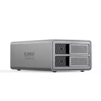 Orico 9828RU3 2 Big DAS Solution ProRAID Disk Array for 2 2.5"/3.5" SATA HDD/SSD Drives with RAID Controller - Gray