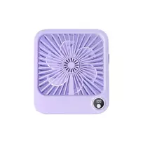 OEM Desk fan with adjustable stand, purple, W30