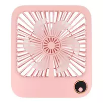 OEM Desk fan with adjustable stand, pink, W30