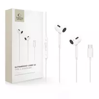 Tech-Protect ULTRABOOST TYPE-C EARPHONE CORE G2 WHITE