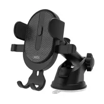 XO C60 gravity car phone holder for air vent and windshield black