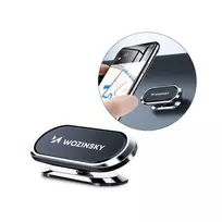 Wozinsky Self-Adhesive Magnetic 360° Car Dashboard Mount - Silver (WMH-06)