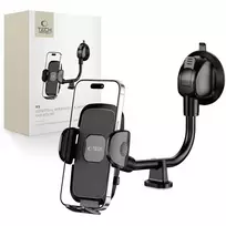 Tech-Protect V3 Long Arm Car Phone Holder for Windshield | Cockpit - Black
