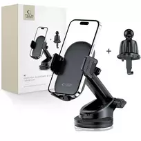 Tech-Protect V7 car phone holder for cockpit | air vent - black