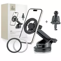 Tech-Protect N56 Magnetic MagSafe Dashboard  AND  Vent Car Mount - Black