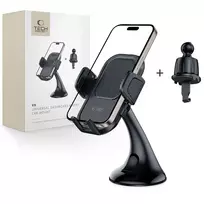 Tech-Protect V8 Universal Dashboard  AND  Vent Car Mount - Black