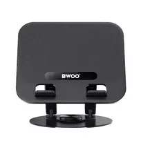 BWOO Rotatable tablet and laptop aluminum folding stand