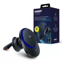 3MK Hardy AeroCharger Car Phone Holder with MagSafe 15W MPP Qi2 Inductive Charger - Black