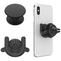Popsockets Car Vent 2 + PopGrip Black