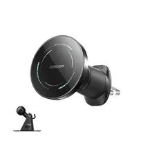 Joyroom JR-ZS502 MagSafe Compatible Car Holder with Wireless Charger for Air Vent/Dashboard - Black