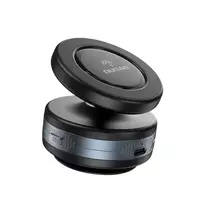 Dudao F24MAX Car Holder with 15W Wireless Charger, MagSafe Compatible, Featuring an Automatic Suction Cup – Black