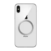 OEM Universal round plate / magnet ring compatible with MagSafe, silver