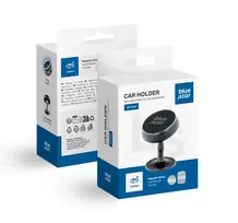 Blue Star Magnetic car phone holder – Mid Stick dashboard mount, black