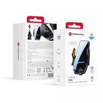 Forcell Wireless car phone holder F-Grip HS6 15W windshield/air vent mount, black