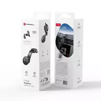 Forcell Magnetic car phone holder compatible with Magsafe F-Grip MagFlex windshield/dashboard mount, black