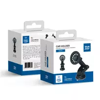Blue Star Long Arm windshield car holder (18 - 23cm), compatible with MagSafe, black car holder for windshield, black
