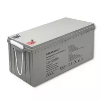Qoltec AGM battery | 12V | 200Ah | 54.1kg | Maintenance-free | Powerful | LongLife | Suitable for UPS, RVs, boats, and heaters